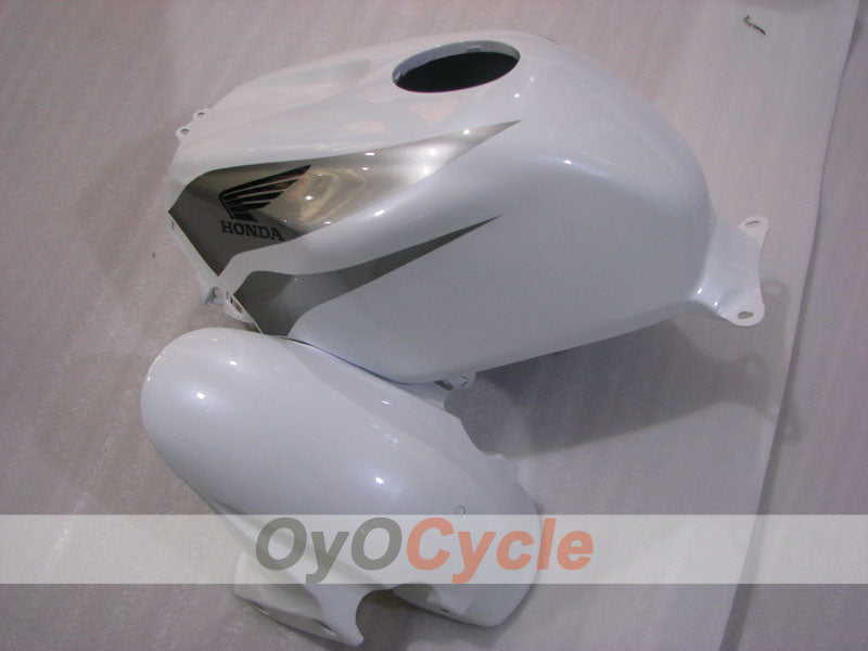 Injection Fairing kit for 03-04 CBR600RR - White, Black - Factory Style #OYO87904896