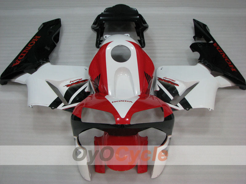 Injection Fairing kit for 03-04 CBR600RR - Red, White - Erion Racing #OYO87904897
