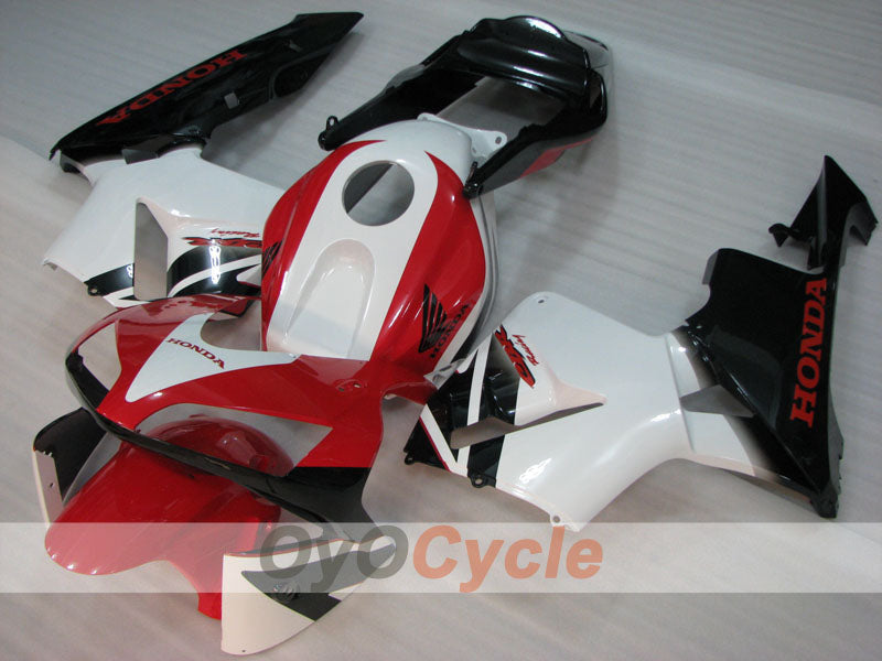 Injection Fairing kit for 03-04 CBR600RR - Red, White - Erion Racing #OYO87904897