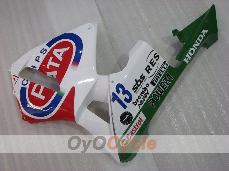 Injection Fairing kit for 03-04 CBR600RR - Red, White - PATA #OYO87904900