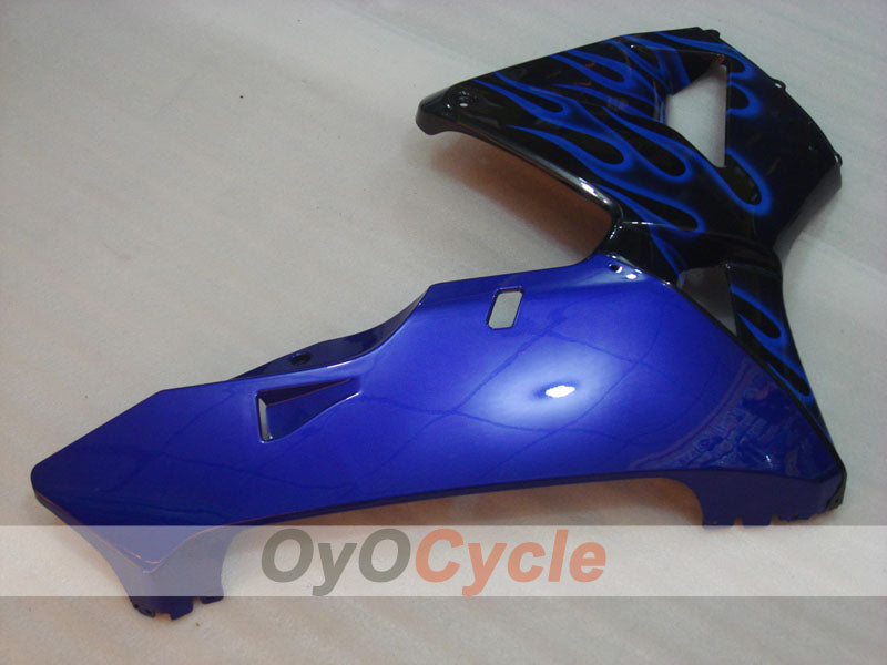 Injection Fairing kit for 03-04 CBR600RR - Blue, Black - Flame #OYO87904903