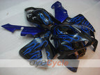 Injection Fairing kit for 03-04 CBR600RR - Blue, Black - Flame #OYO87904903