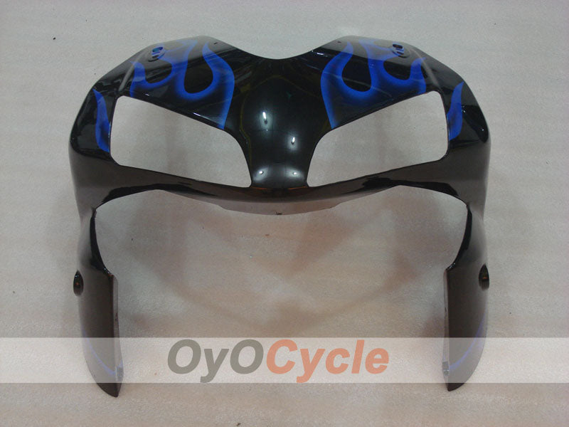 Injection Fairing kit for 03-04 CBR600RR - Blue, Black - Flame #OYO87904903
