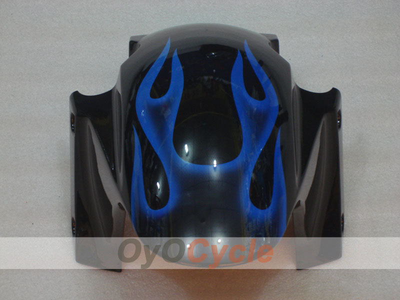 Injection Fairing kit for 03-04 CBR600RR - Blue, Black - Flame #OYO87904903