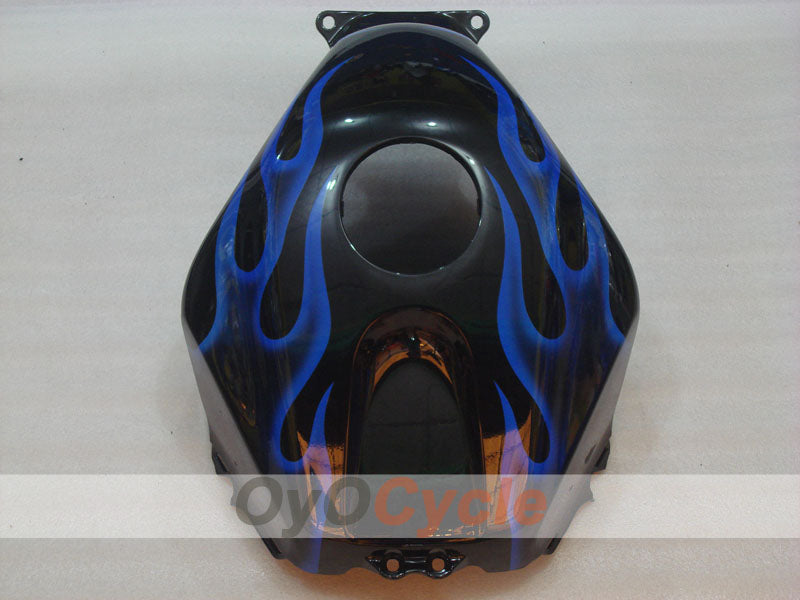Injection Fairing kit for 03-04 CBR600RR - Blue, Black - Flame #OYO87904903