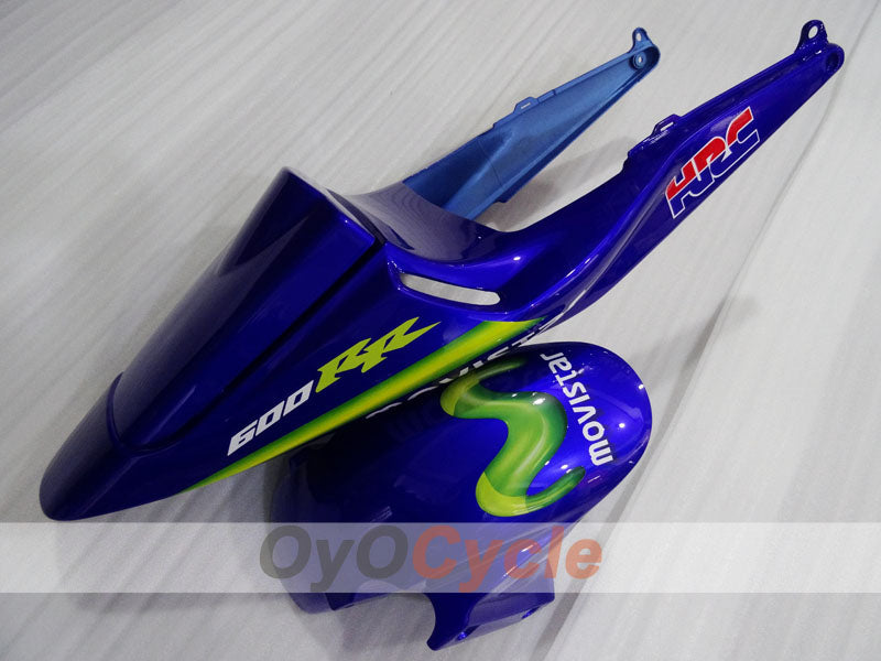 Injection Fairing kit for 03-04 CBR600RR - Yellow, Blue - Movistar #OYO87904904