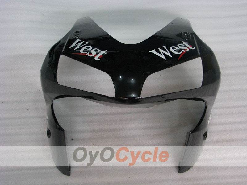 Injection Fairing kit for 03-04 CBR600RR - White, Black - West #OYO87904907