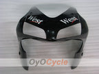 Injection Fairing kit for 03-04 CBR600RR - White, Black - West #OYO87904907
