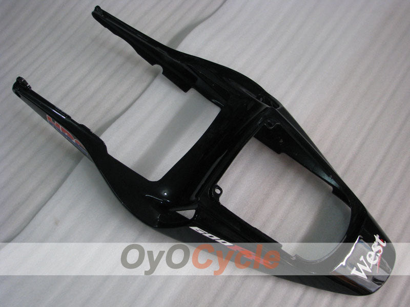 Injection Fairing kit for 03-04 CBR600RR - White, Black - West #OYO87904907