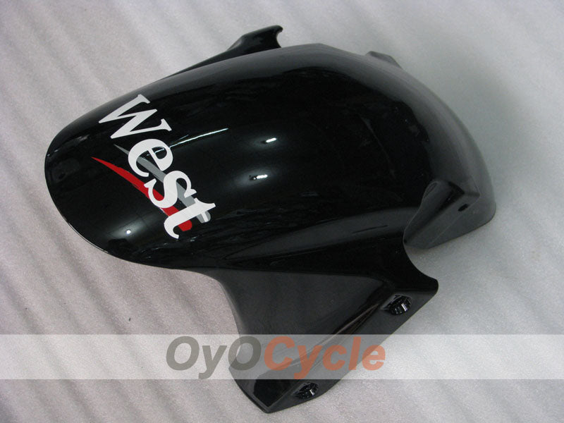 Injection Fairing kit for 03-04 CBR600RR - White, Black - West #OYO87904907