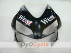 Injection Fairing kit for 03-04 CBR600RR - White, Black - West #OYO87904908