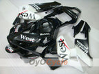 Injection Fairing kit for 03-04 CBR600RR - White, Black - West #OYO87904908
