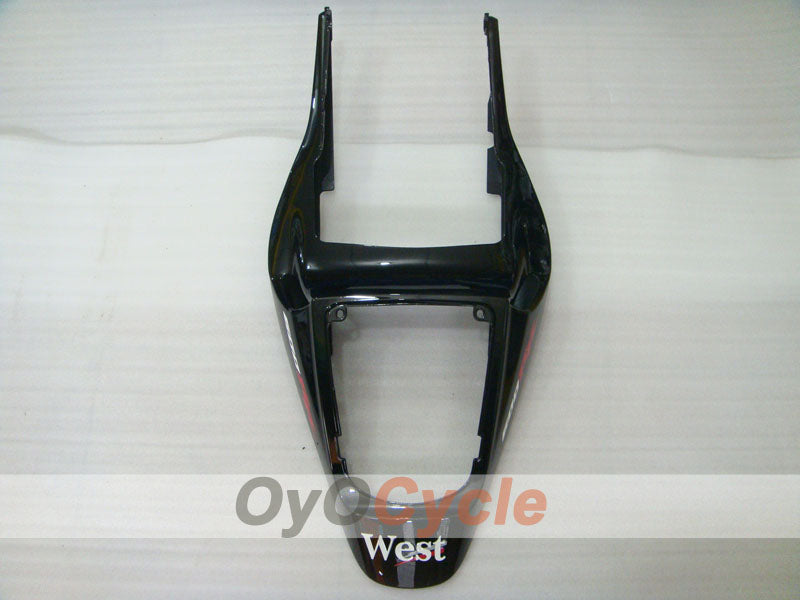 Injection Fairing kit for 03-04 CBR600RR - White, Black - West #OYO87904908