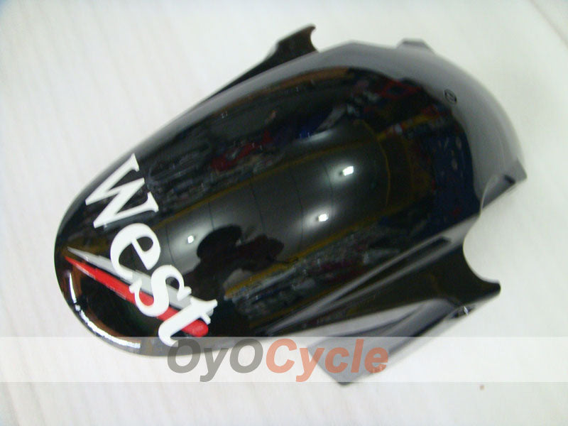Injection Fairing kit for 03-04 CBR600RR - White, Black - West #OYO87904908