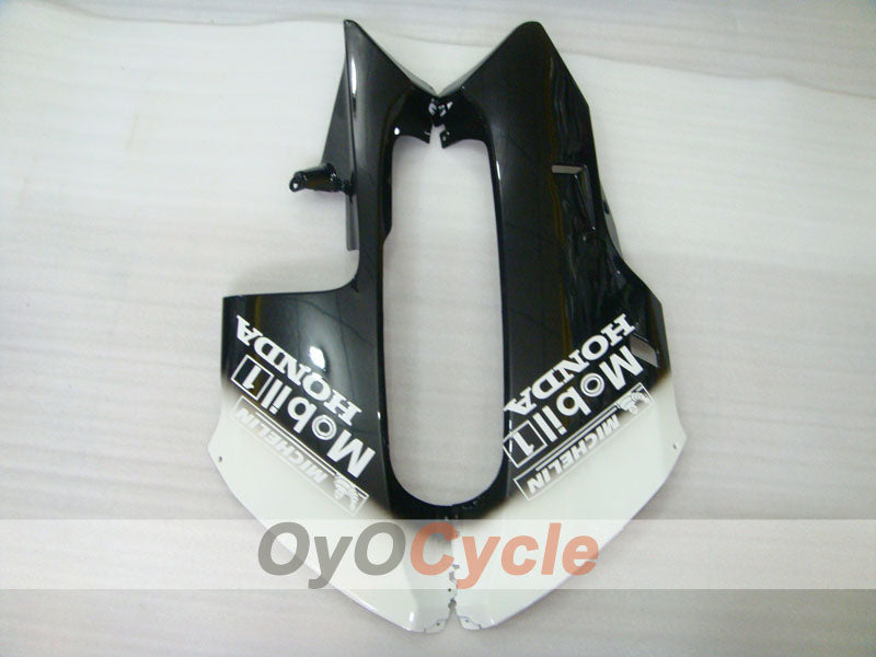 Injection Fairing kit for 03-04 CBR600RR - White, Black - West #OYO87904908