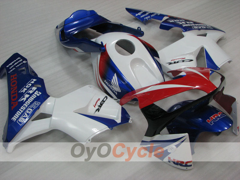 Injection Fairing kit for 03-04 CBR600RR - Blue, White - Factory Style #OYO87904909