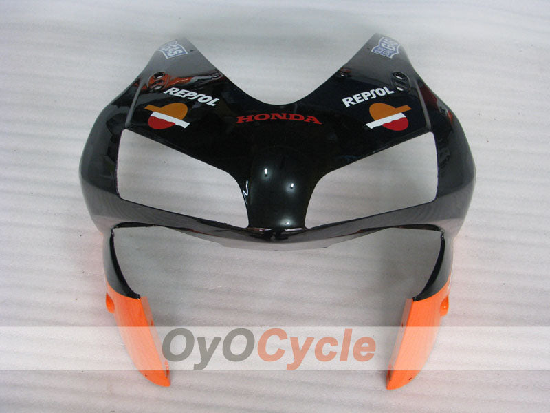 Injection Fairing kit for 03-04 CBR600RR - Orange, Black - Repsol #OYO87904910