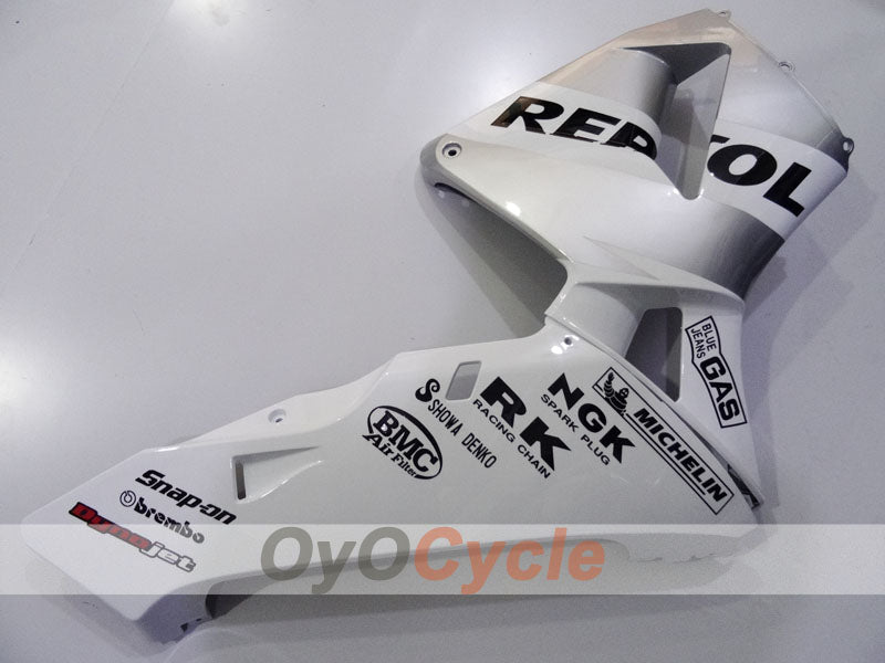 Injection Fairing kit for 03-04 CBR600RR - White, Silver - Repsol #OYO87904913