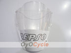 Injection Fairing kit for 03-04 CBR600RR - White, Silver - Repsol #OYO87904913