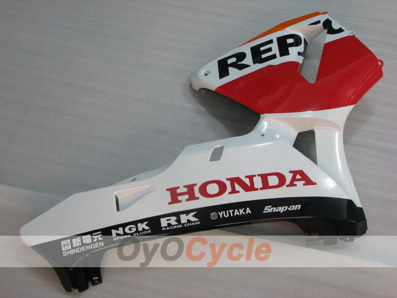 Injection Fairing kit for 05-06 CBR600RR - Red, Orange, White - MICHELIN, RK, Repsol #OYO87904915