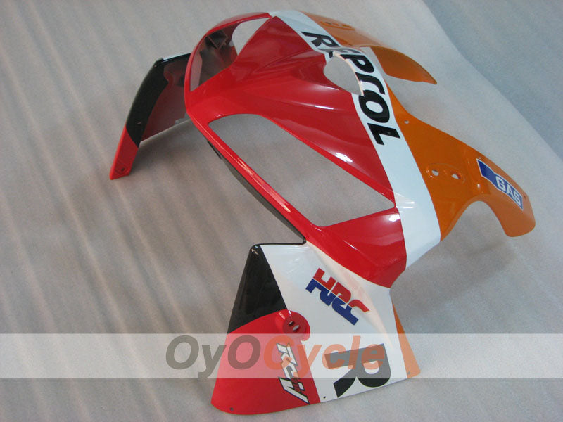 Injection Fairing kit for 05-06 CBR600RR - Red, Orange, White - MICHELIN, RK, Repsol #OYO87904915