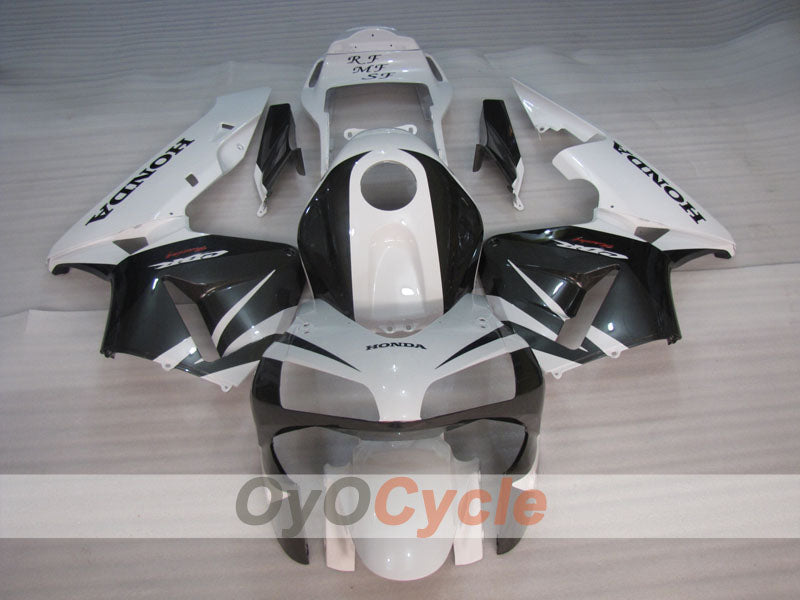 Injection Fairing kit for 05-06 CBR600RR - White, Black - Factory Style #OYO87904917