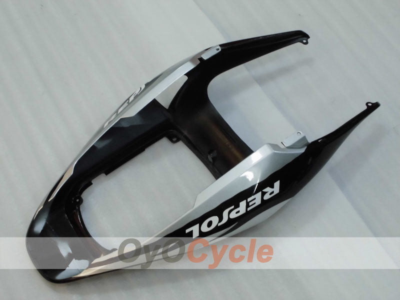 Injection Fairing kit for 05-06 CBR600RR - Black, Silver - Repsol #OYO87904920