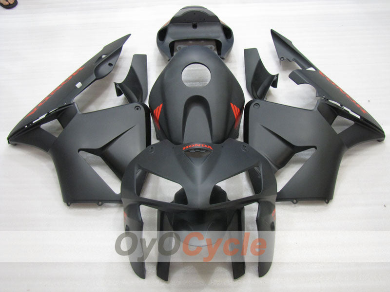 Injection Fairing kit for 05-06 CBR600RR - Black, Matte - Factory Style #OYO87904923