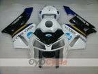 Injection Fairing kit for 05-06 CBR600RR - White, Black - Konica Minolta, MICHELIN #OYO87904925
