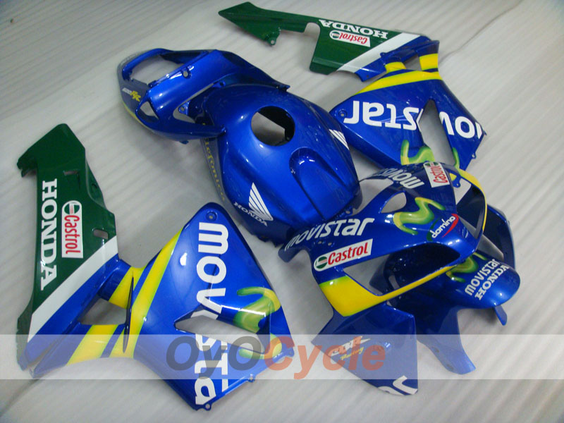 Injection Fairing kit for 05-06 CBR600RR - Yellow, Blue - Castrol, MICHELIN, Movistar #OYO87904926