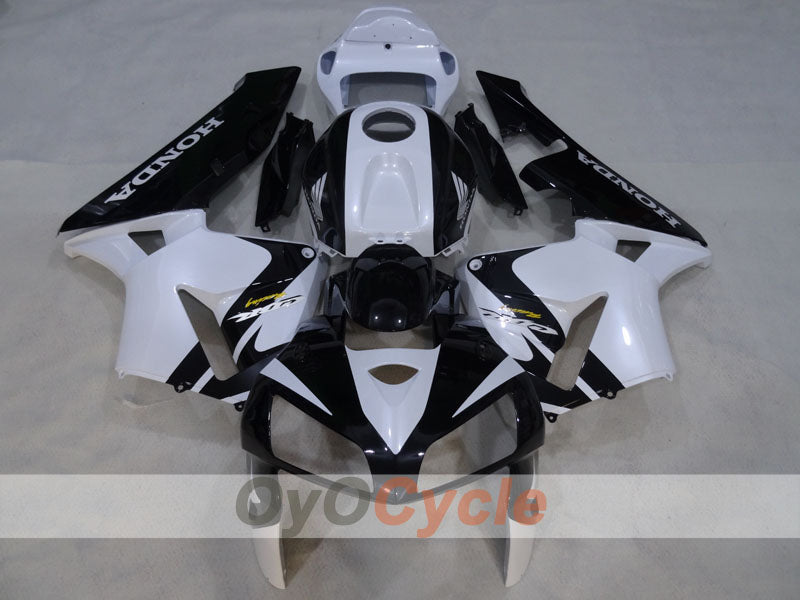 Injection Fairing kit for 05-06 CBR600RR - White, Black - Factory Style #OYO87904929 Secondary image