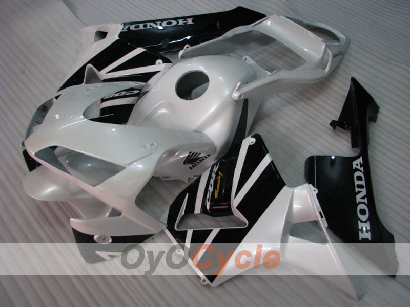 Injection Fairing kit for 05-06 CBR600RR - White, Black - Factory Style #OYO87904930 Secondary image