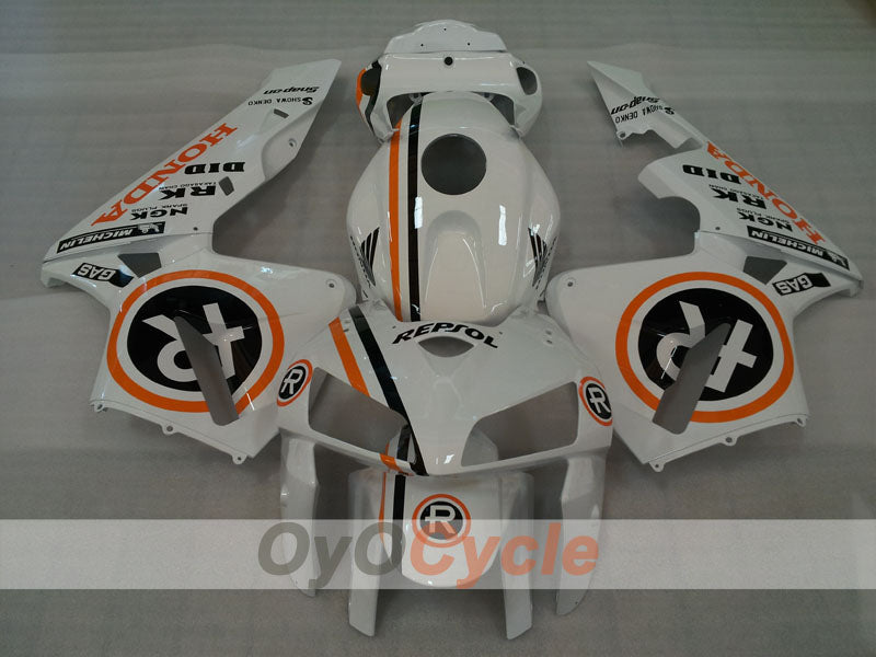 Injection Fairing kit for 05-06 CBR600RR - White - MICHELIN, RK, Repsol #OYO87904934