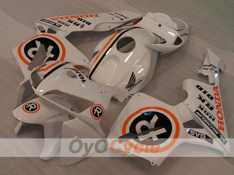 Injection Fairing kit for 05-06 CBR600RR - White - MICHELIN, RK, Repsol #OYO87904934