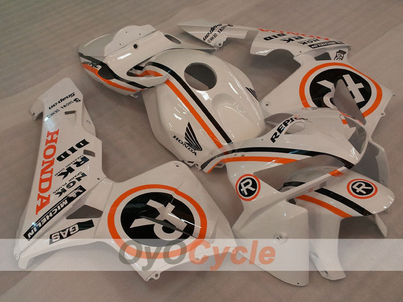 Injection Fairing kit for 05-06 CBR600RR - White - MICHELIN, RK, Repsol #OYO87904934 Main image