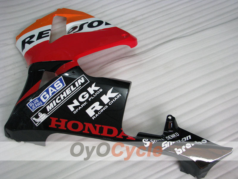 Injection Fairing kit for 05-06 CBR600RR - Orange, Black - MICHELIN, RK, Repsol #OYO87904936