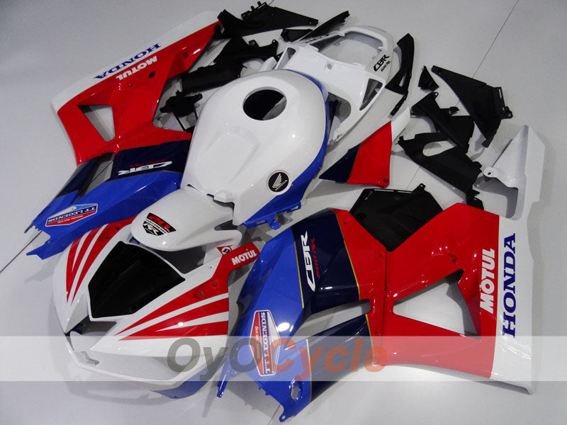 Injection Fairing kit for 13-20 CBR600RR - Red, Blue, White - MOTUL #OYO87904939 Secondary image