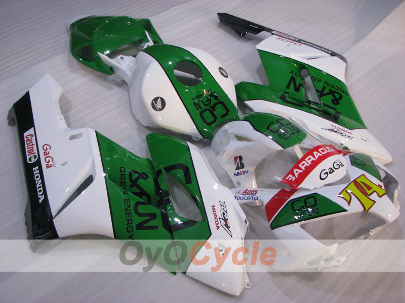 Injection Fairing kit for 04-05 CBR1000RR - Green, White - GO&FUN #OYO87904950 Secondary image