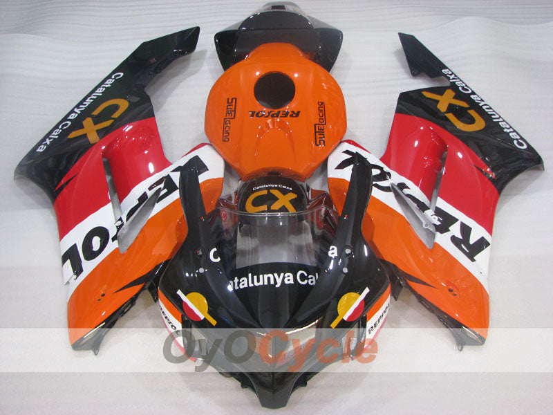 Injection Fairing kit for 04-05 CBR1000RR - Orange, Black, Matte - Repsol CX #OYO87904951