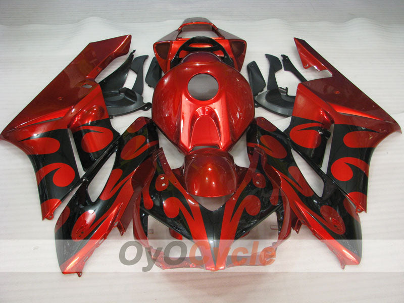 Injection Fairing kit for 04-05 CBR1000RR - Orange, Black - Flame #OYO87904957 Secondary image
