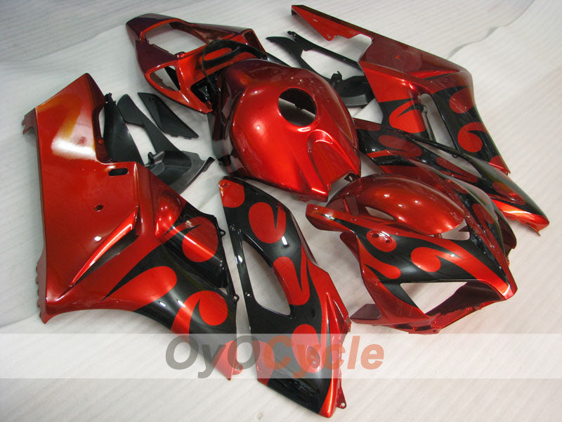 Injection Fairing kit for 04-05 CBR1000RR - Orange, Black - Flame #OYO87904957