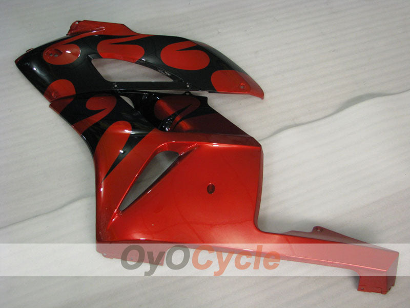 Injection Fairing kit for 04-05 CBR1000RR - Orange, Black - Flame #OYO87904957