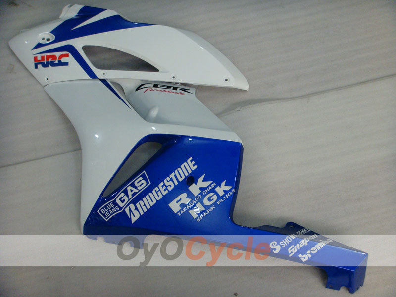 Injection Fairing kit for 04-05 CBR1000RR - Blue, White - Factory Style, HRC #OYO87904960