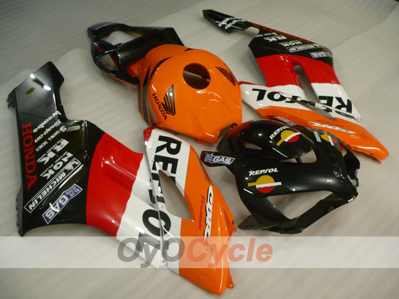 Injection Fairing kit for 04-05 CBR1000RR - Orange, Black - Repsol #OYO87904962 Main image