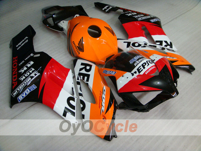 Injection Fairing kit for 04-05 CBR1000RR - Orange, Black - Repsol #OYO87904964 Main image