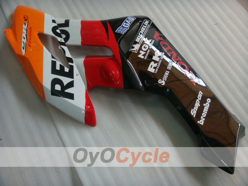 Injection Fairing kit for 04-05 CBR1000RR - Orange, Black - Repsol #OYO87904965