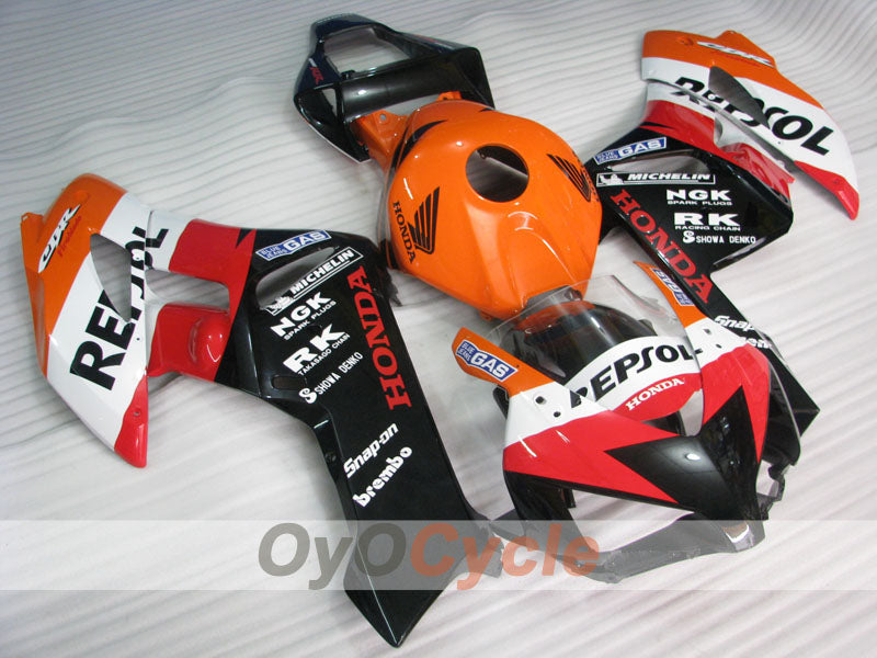 Injection Fairing kit for 04-05 CBR1000RR - Orange, Black - Repsol #OYO87904966