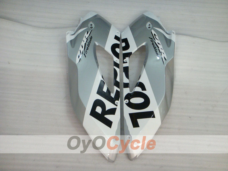 Injection Fairing kit for 04-05 CBR1000RR - White, Silver - Repsol #OYO87904967