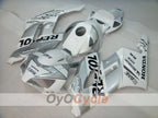 Injection Fairing kit for 04-05 CBR1000RR - White, Silver - Repsol #OYO87904967