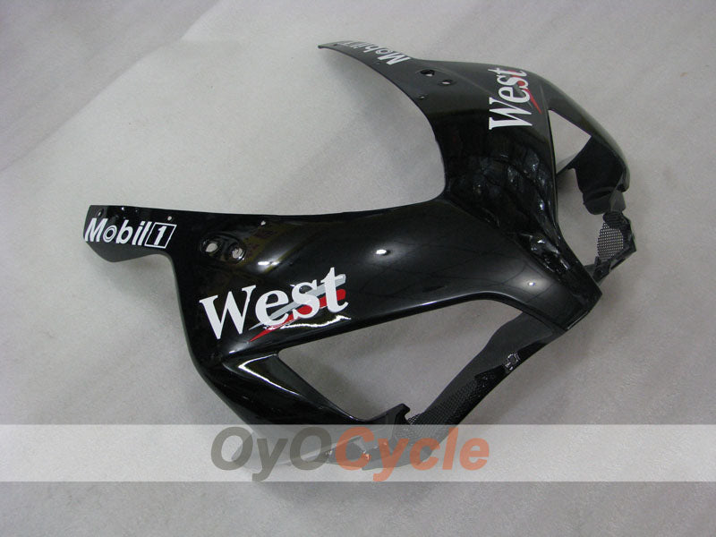 Injection Fairing kit for 04-05 CBR1000RR - White, Black - West #OYO87904970